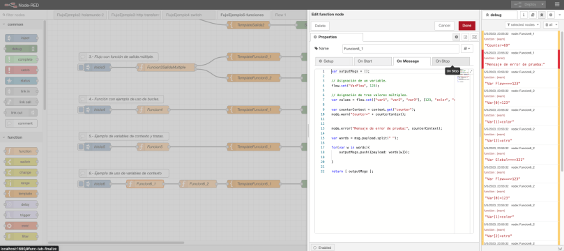 NodeRED III: nodo función – Álvaro Monsalve Serrano